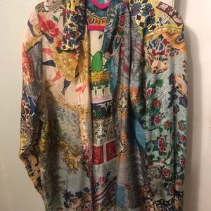 Johnny was silk blouse